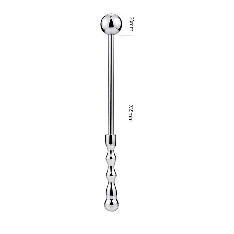 Stainless Steel Metal Anal Plug Hand Tapping Butt Tapping