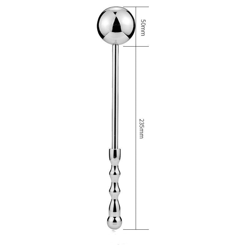 Stainless Steel Metal Anal Plug Hand Tapping Butt Tapping