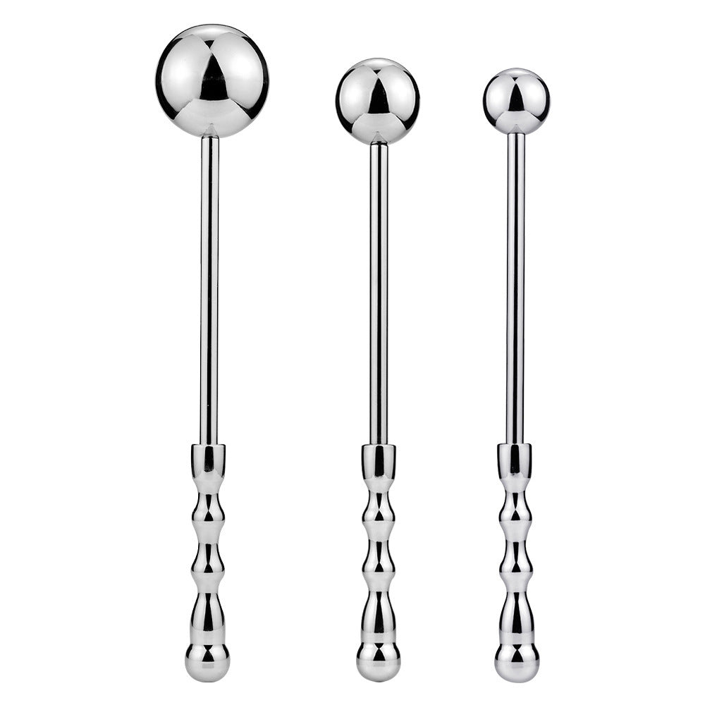 Stainless Steel Metal Anal Plug Hand Tapping Butt Tapping