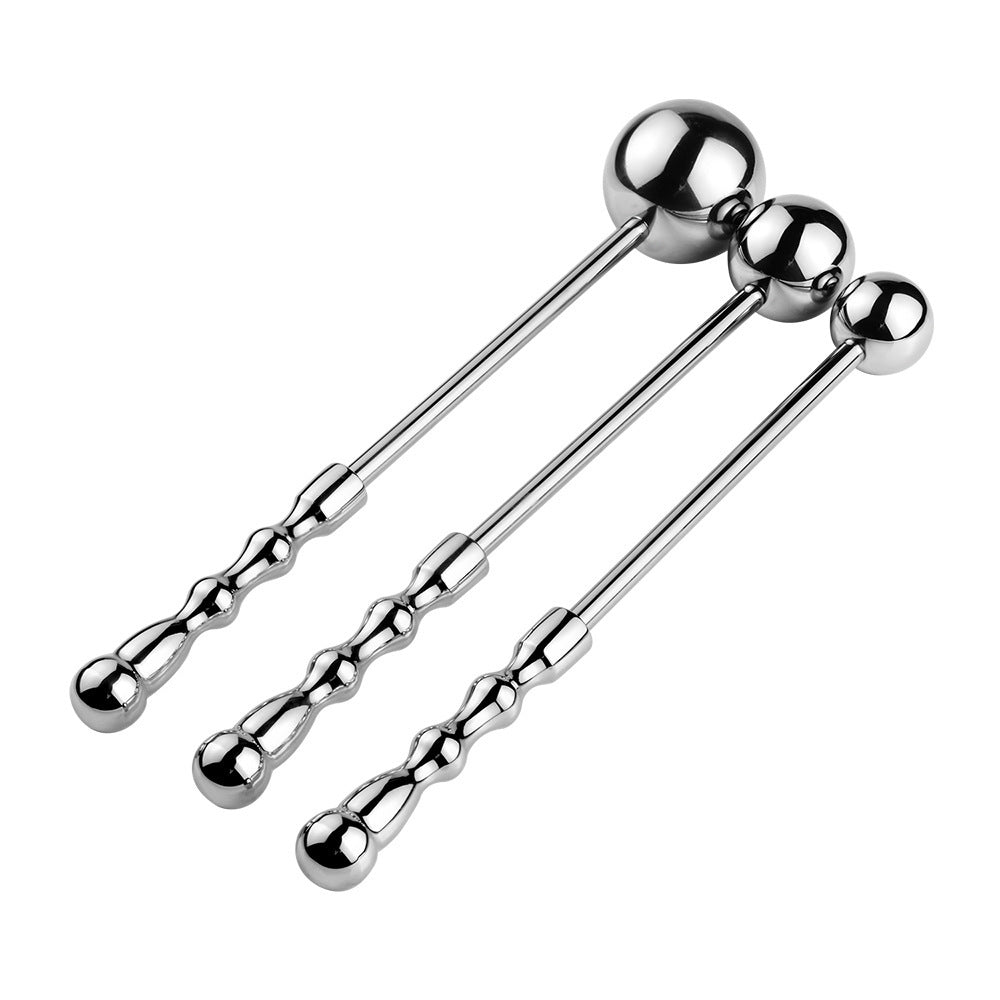 Stainless Steel Metal Anal Plug Hand Tapping Butt Tapping