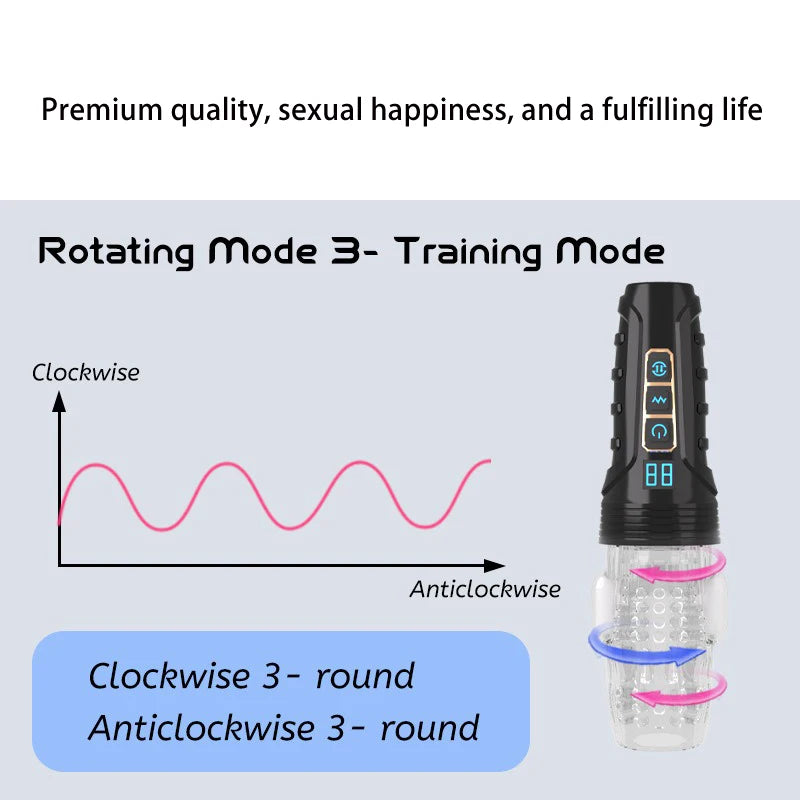 penetration rotating telescopic male masturbator, airplane cup vibrating male oral suction cup, real vaginal vacuum sex toy