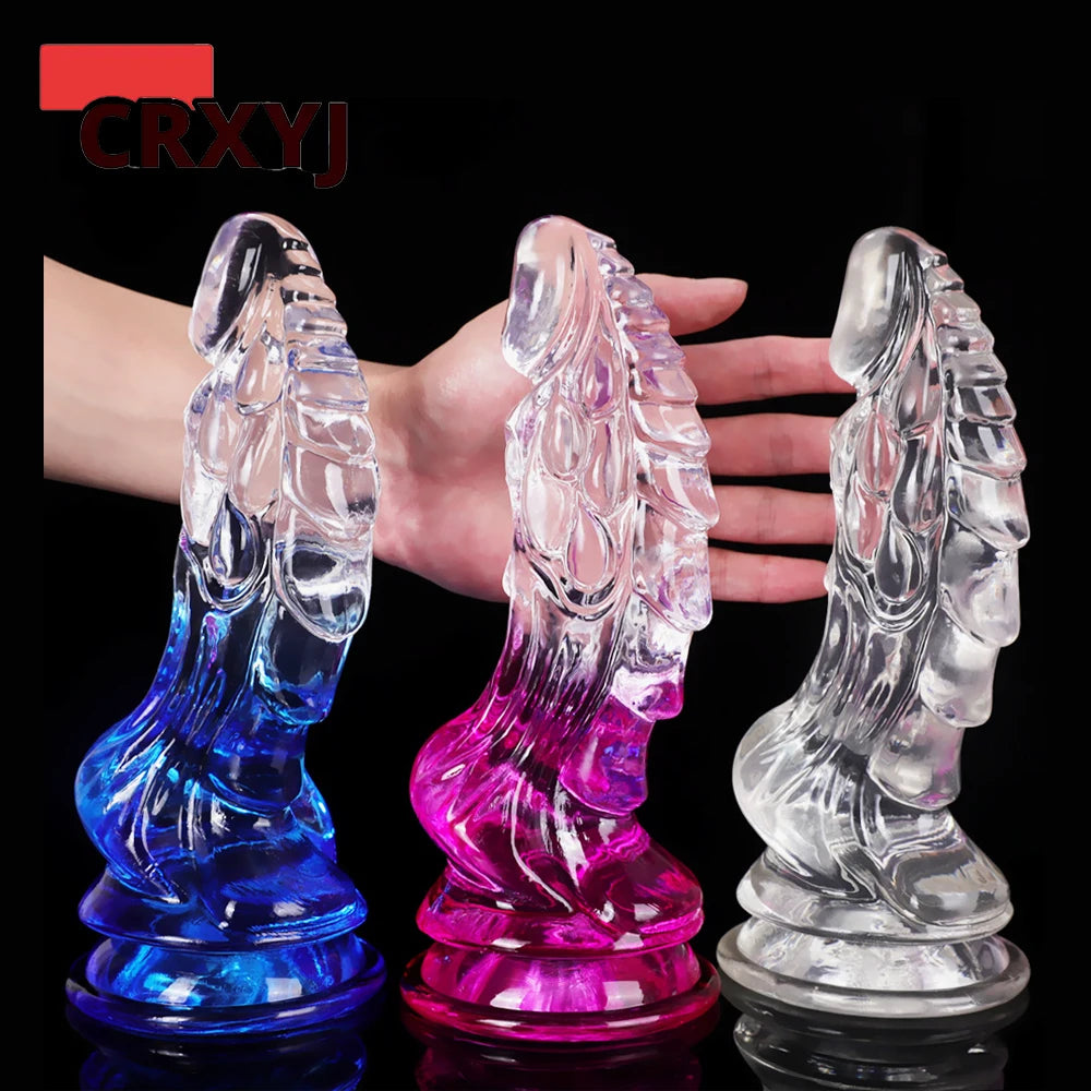 龙假阳具带强力吸盘怪物大阴茎肛门塞前列腺按摩器刺激器女性自慰器男用情趣玩具