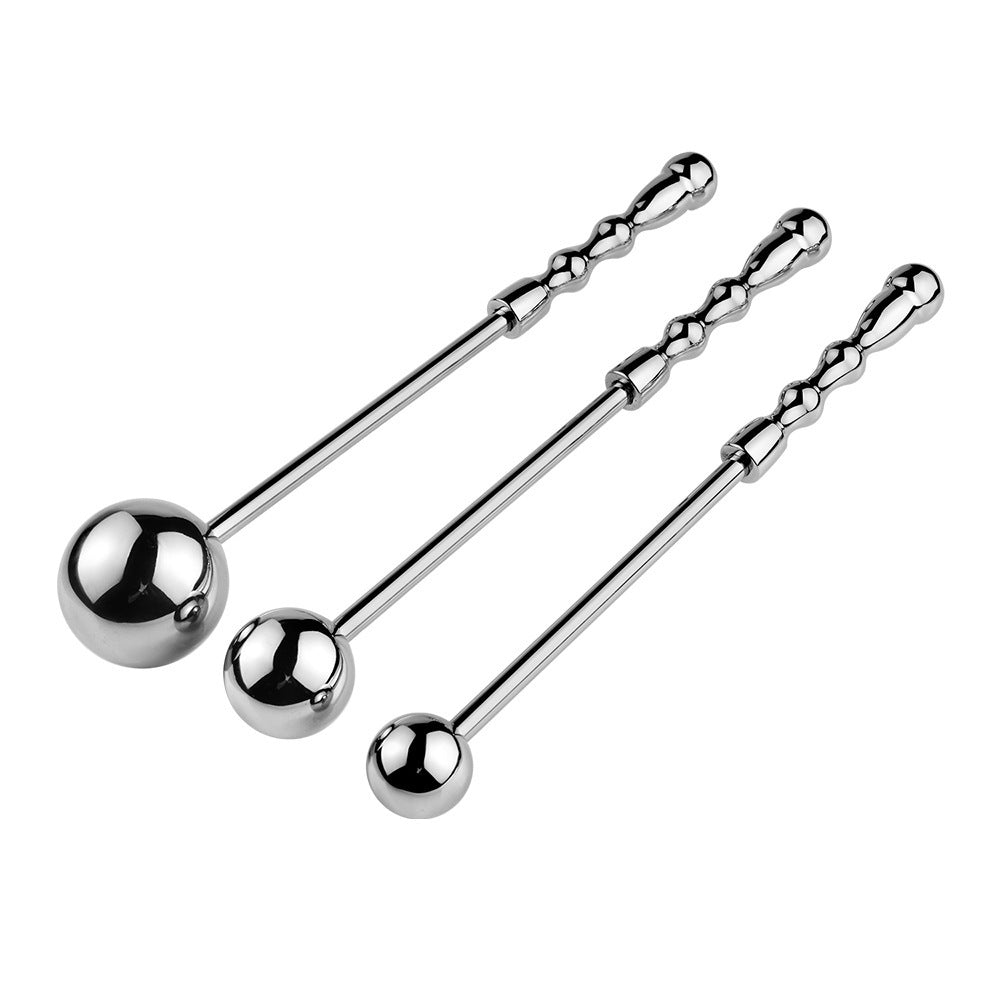 Stainless Steel Metal Anal Plug Hand Tapping Butt Tapping